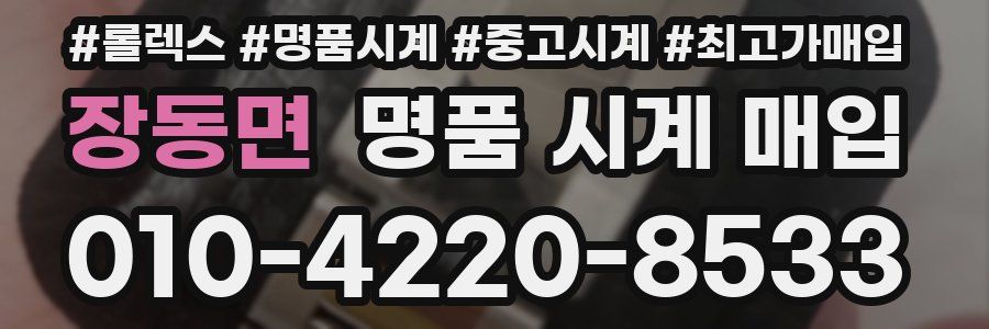 장동면 명품 시계 매입