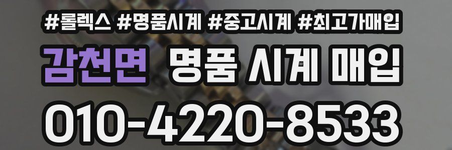 감천면 명품 시계 매입