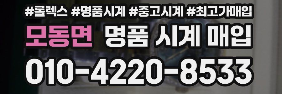 모동면 명품 시계 매입
