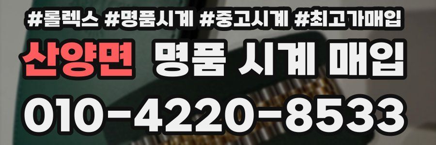 산양면 명품 시계 매입