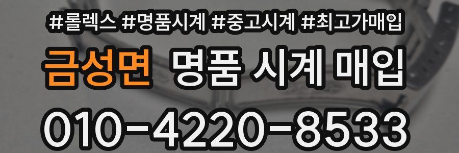 금성면 명품 시계 매입