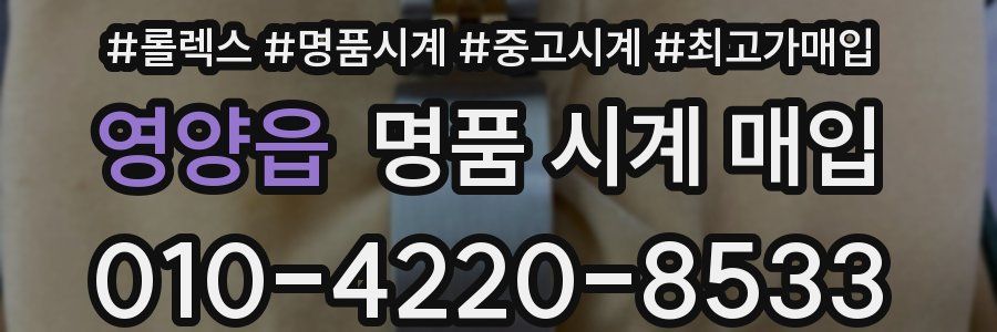 영양읍 명품 시계 매입