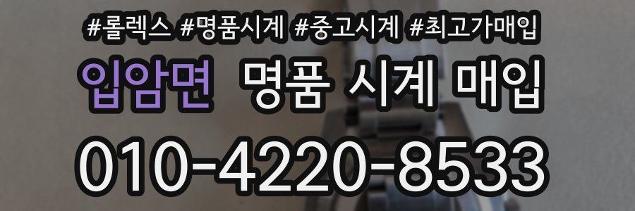 입암면 명품 시계 매입