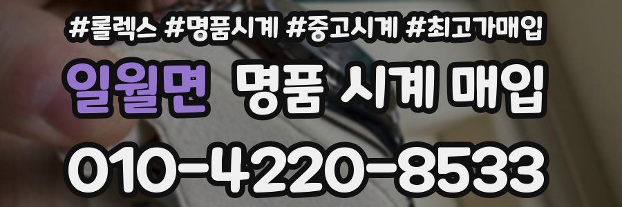 일월면 명품 시계 매입
