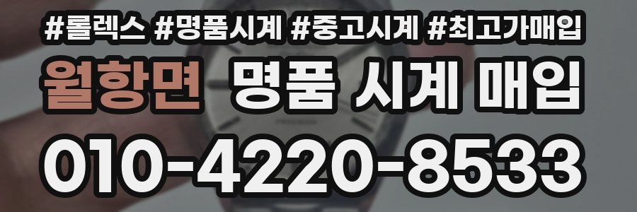 월항면 명품 시계 매입