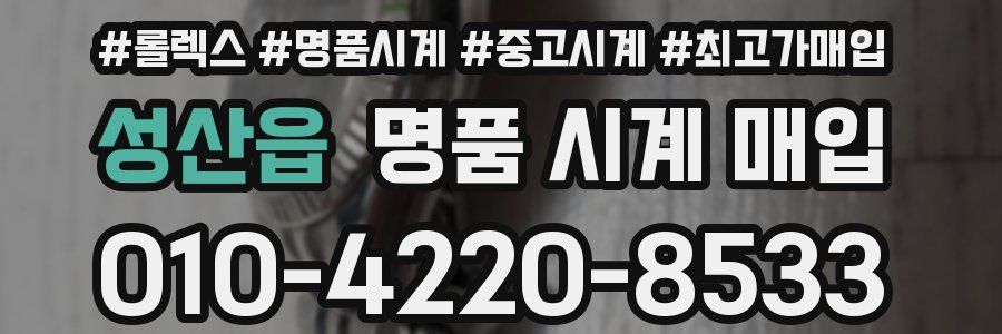 성산읍 명품 시계 매입