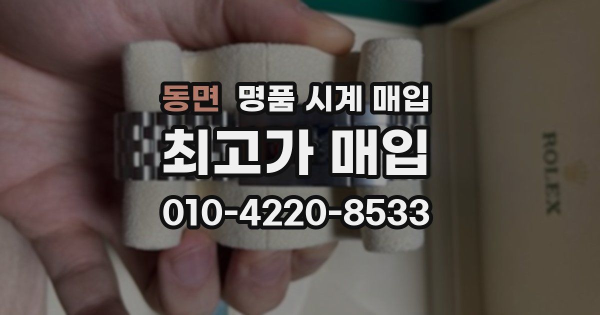 동면 명품 시계 매입