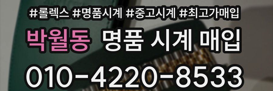 박월동 명품 시계 매입