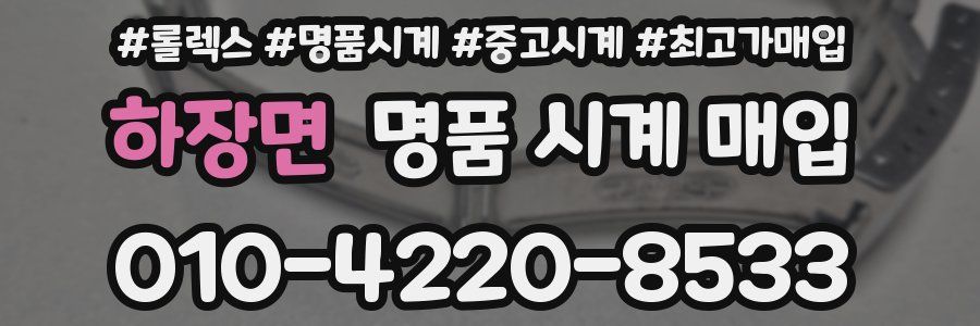 하장면 명품 시계 매입