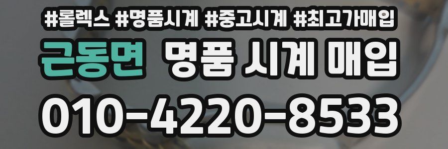 근동면 명품 시계 매입