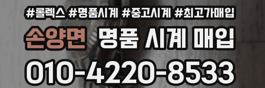 손양면 명품 시계 매입