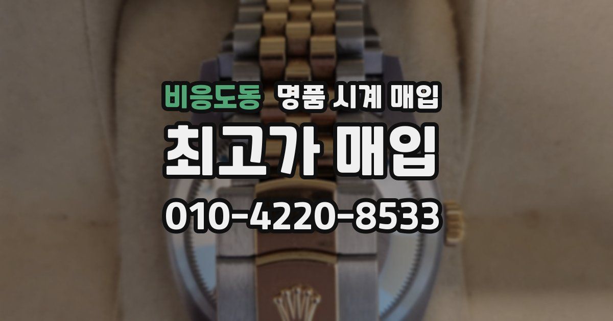 비응도동 명품 시계 매입