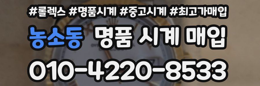 농소동 명품 시계 매입