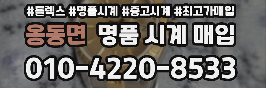 옹동면 명품 시계 매입