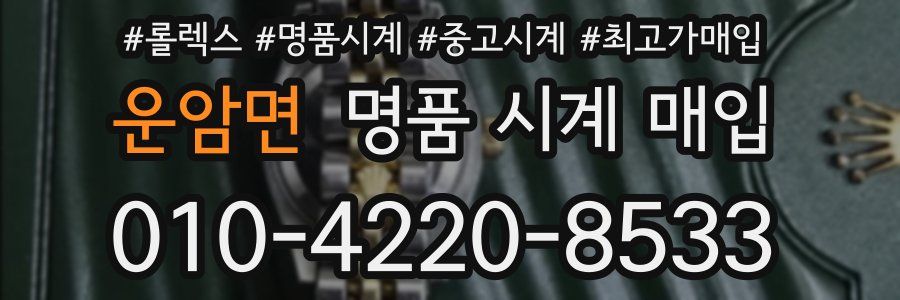 운암면 명품 시계 매입