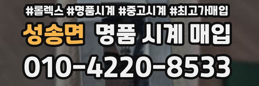 성송면 명품 시계 매입