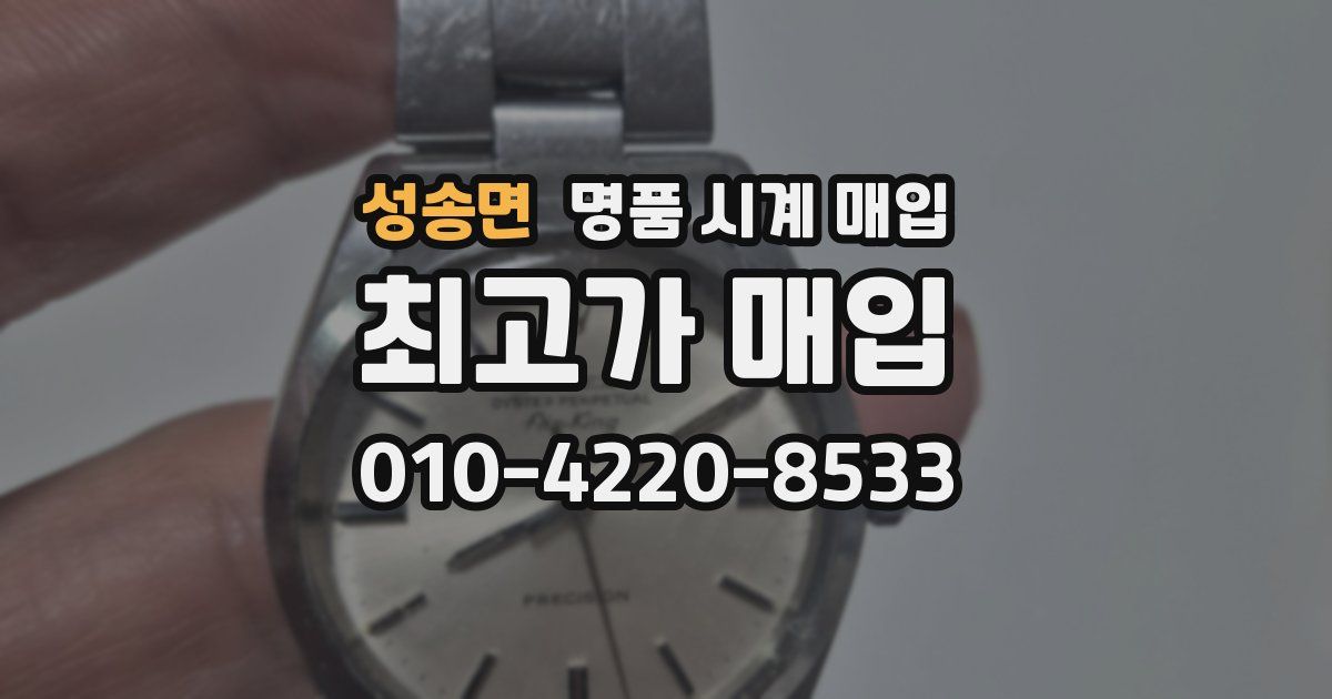 성송면 명품 시계 매입