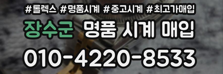 장수군 명품 시계 매입