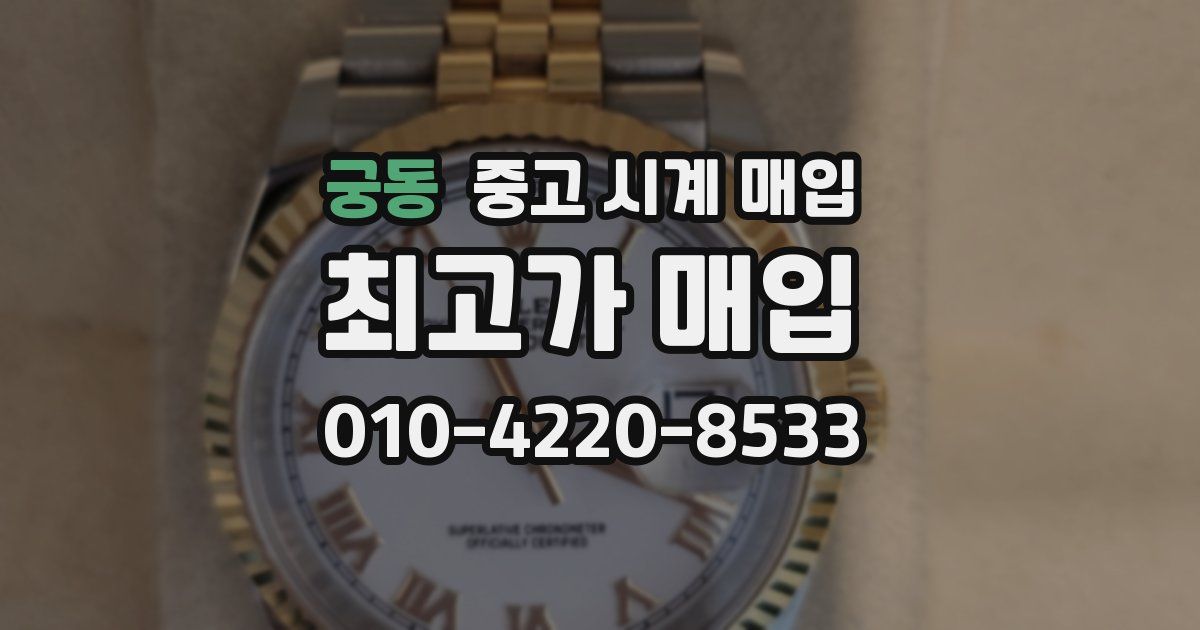 궁동 중고 시계 매입