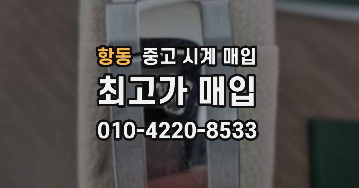 항동 중고 시계 매입