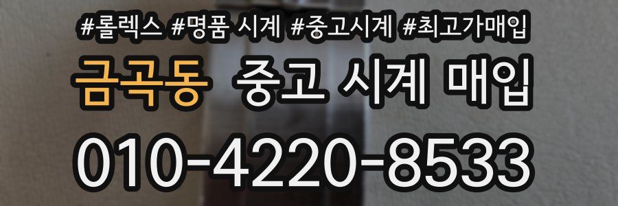 금곡동 중고 시계 매입