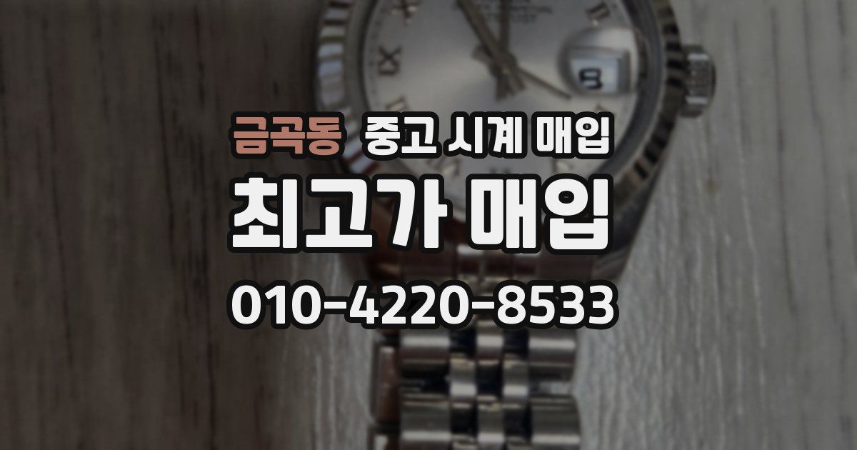 금곡동 중고 시계 매입