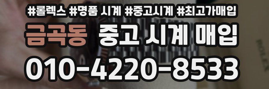 금곡동 중고 시계 매입
