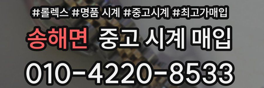 송해면 중고 시계 매입