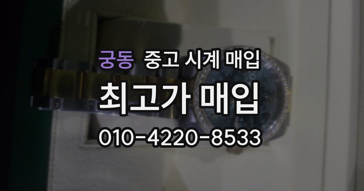 궁동 중고 시계 매입