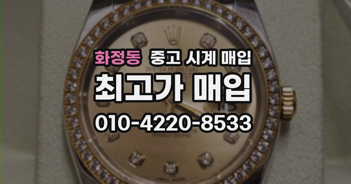 화정동 중고 시계 매입