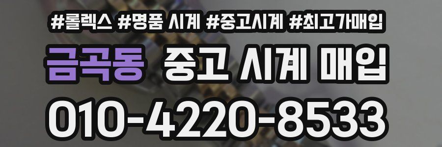 금곡동 중고 시계 매입