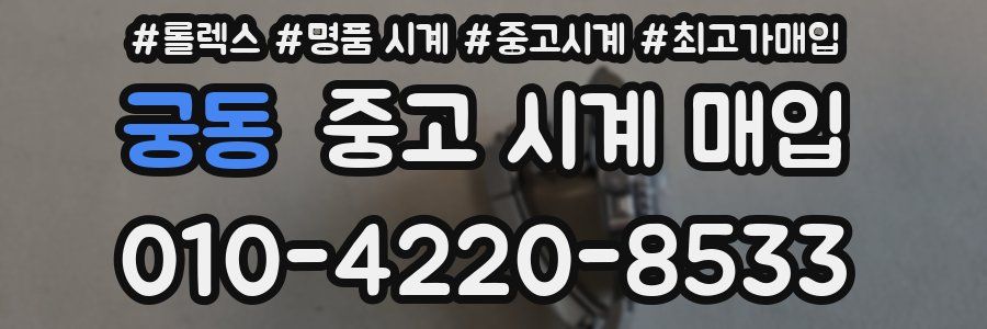 궁동 중고 시계 매입