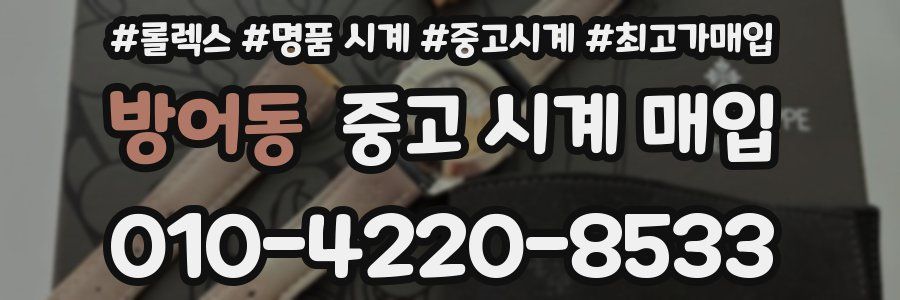 방어동 중고 시계 매입