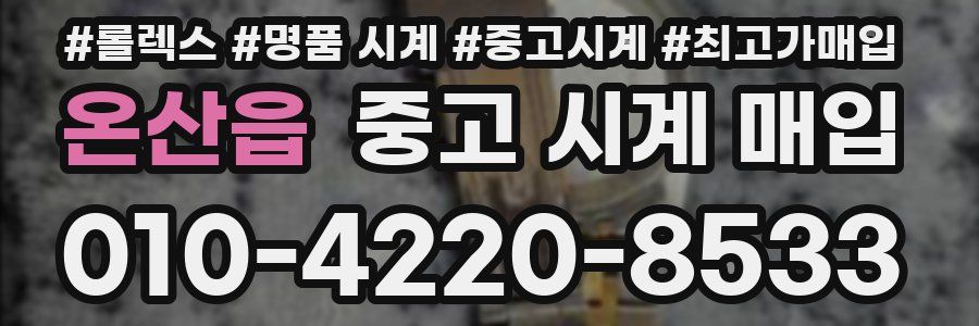 온산읍 중고 시계 매입