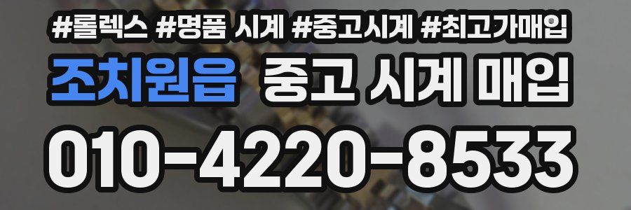 조치원읍 중고 시계 매입