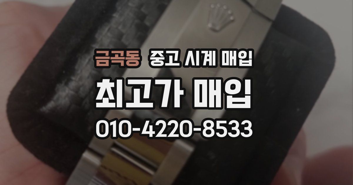 금곡동 중고 시계 매입