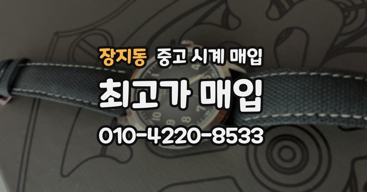 장지동 중고 시계 매입