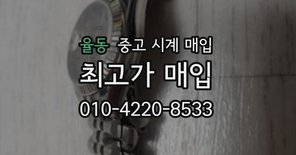 율동 중고 시계 매입