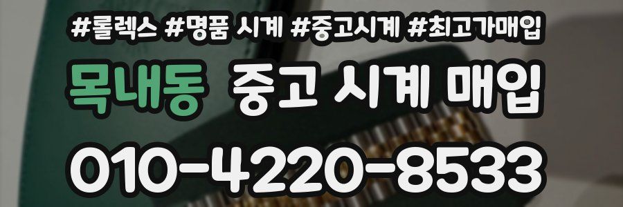 목내동 중고 시계 매입