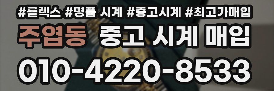 주엽동 중고 시계 매입