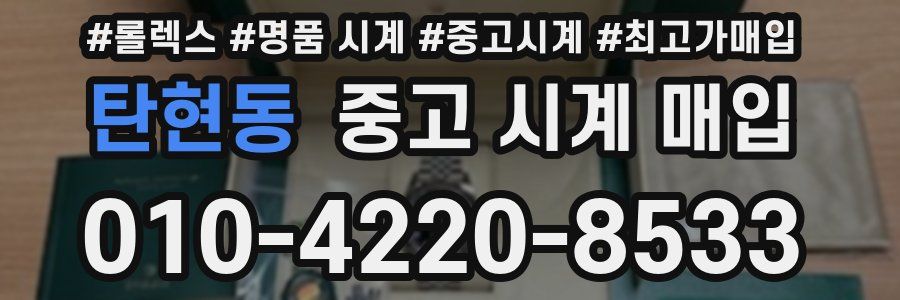 탄현동 중고 시계 매입