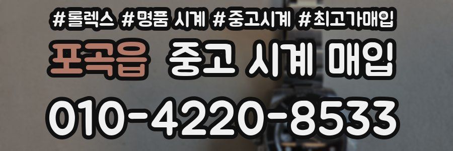 포곡읍 중고 시계 매입