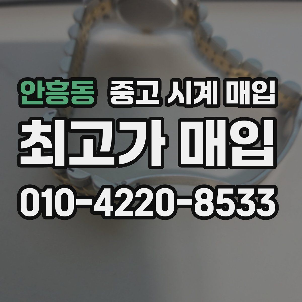 안흥동 중고 시계 매입 브랜드별 대표 라인 시세 특징 정리