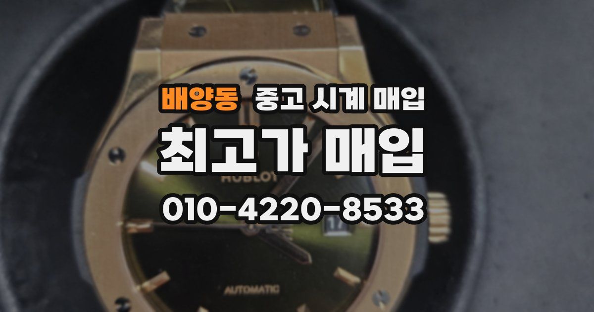 배양동 중고 시계 매입