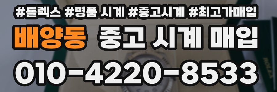 배양동 중고 시계 매입