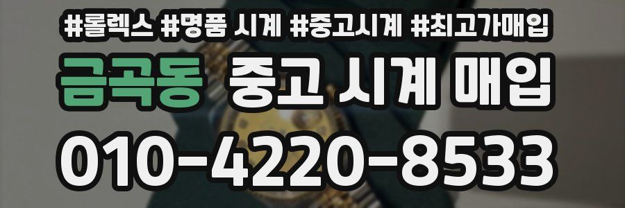 금곡동 중고 시계 매입