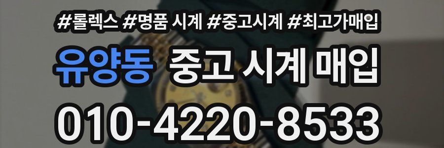 유양동 중고 시계 매입