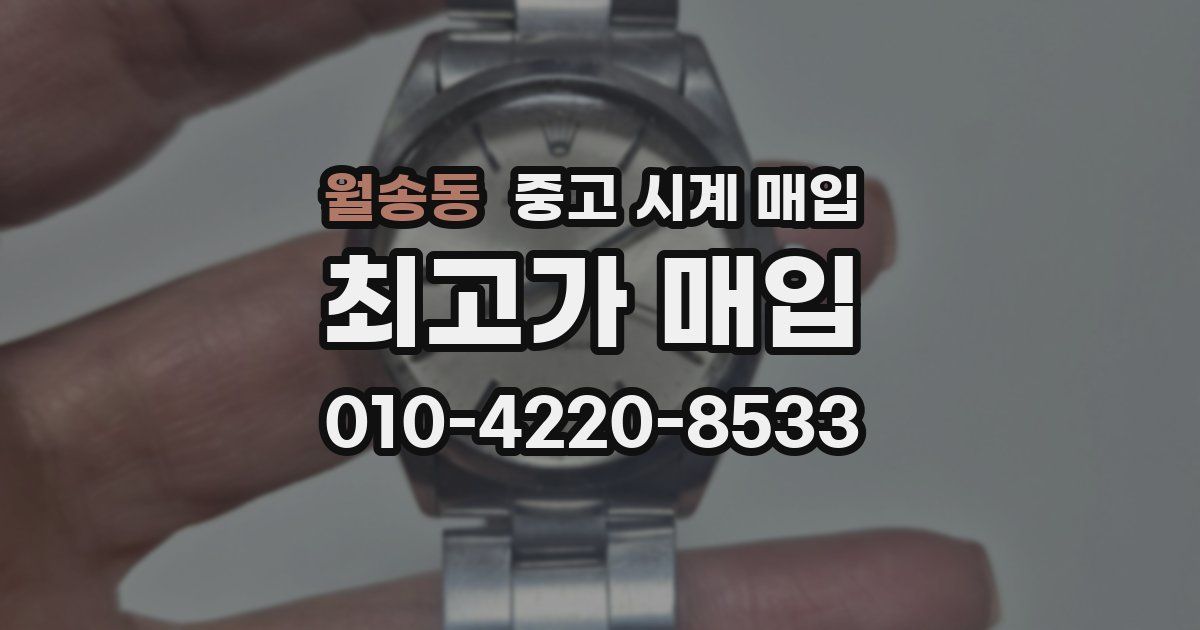 월송동 중고 시계 매입