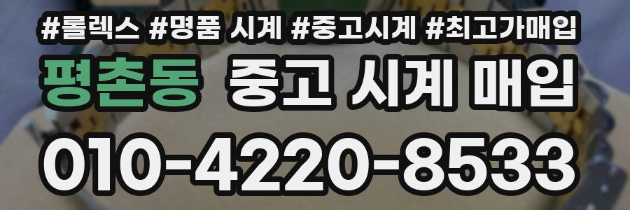 평촌동 중고 시계 매입