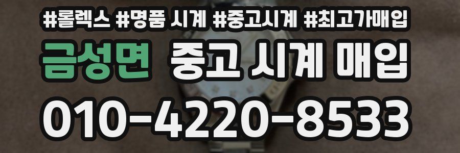 금성면 중고 시계 매입